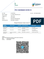 Kartu Vaksinasi Covid-19: Riwayat Pemberian Vaksin Covid-19