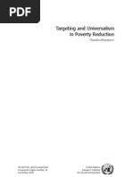 Download Targeting and Universalism in Poverty Reduction by Thandika Mkandawire  by United Nations Research Institute for Social Development SN61523644 doc pdf