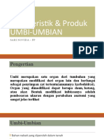 Karakteristik & Produk UMBI-UMBIAN