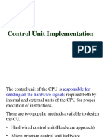 Control Unit - Lec 2