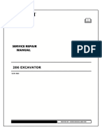 Caterpillar 206 Excavator Service Repair Manual 3gc