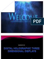 Holographic 3D Display