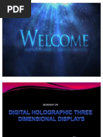 3d Television Seminar Topics With Pdf