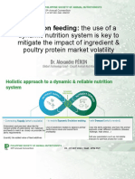 The Use of A Dynamic Nutrition System Is Key To Mitigate The Impact of Ingredient and Poultry Protein Market Volatility - Alexandre Peron