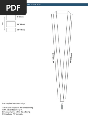Lanyard Template