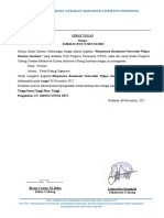 SURAT TUGAS GMKI CABANG SURABAYA UNTUK MUSYAWARA KOMISARIAT UWKS