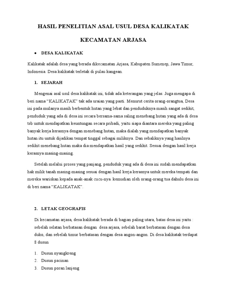 Makalah Sma Negeri | PDF