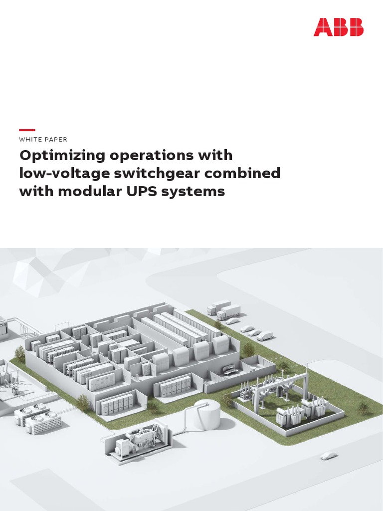 Optimizing Operations With LowVoltage Switchgear Combined UPS PDF Data Center Electric Power