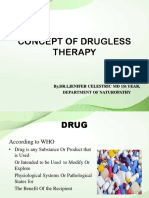 CONCEPT OF DRUGLESS THERAPY