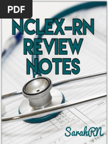 Nclex RN Review Notes PDF