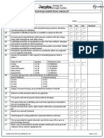 Scaffold Inspection Checklist