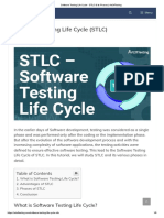 Software Testing Life Cycle - STLC & Its Phases - ArtOfTesting