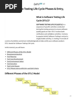 STLC - Software Testing Life Cycle Phases 