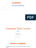 Mini Lesson - Politeness 1