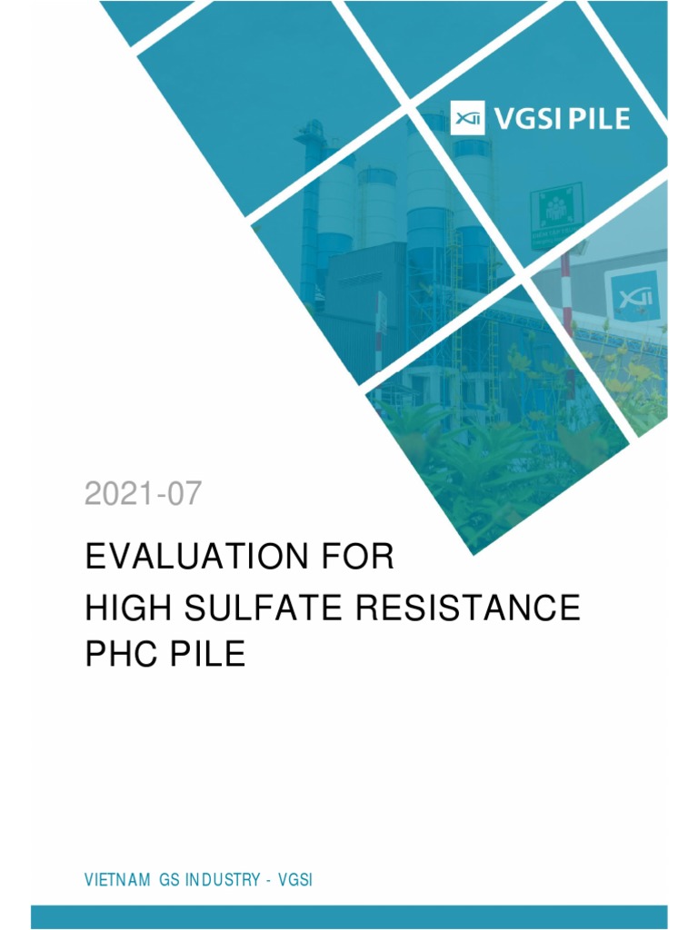 VGSI Pile Evaluation For High Sulfate Resistance PHC Pile PDF
