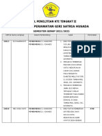 Judul Penelitian Kti Tingkat Ii