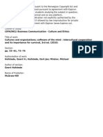 SPA2901-Hofstede Geert-Cultures and Organizations Software of The Mind International Cooperation and Its Importance For - pp53-61