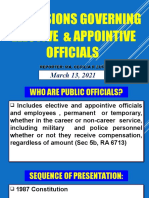 Laws Governing Elective & Appointive Officials