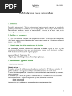 Le diabète 2020