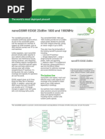 NanoBTS EDGE 23dBm 1800-1900 Datasheet 22042010