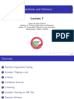 Chapter 7-Hypothesis and Inference