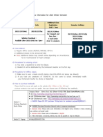 (Sogang KLEC) 2022 Winter Class and Orientation Guide