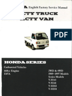 Reduced Honda Acty Manual - 1989-1997 - Danko, Jam