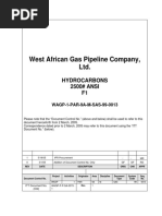 WAGP-1-PAR-9A-M-SAS-99-0013 Hydrocarbs 2500 ANSI F1