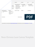 Lean Canvas Template for Electronics E-Commerce Business