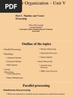 Unit 5 - Pipeling and Multipoessors