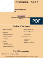 Unit 5 - Pipeling and Multipoessors