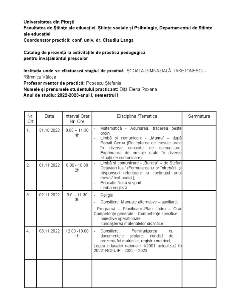 Fisa de Prezenta (1)2 PDF