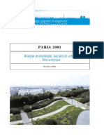Analyse Économique, Sociale Et Urbaine: PARIS 2001