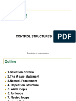 Introduction to Computer Science Chapter 6: Control Structures