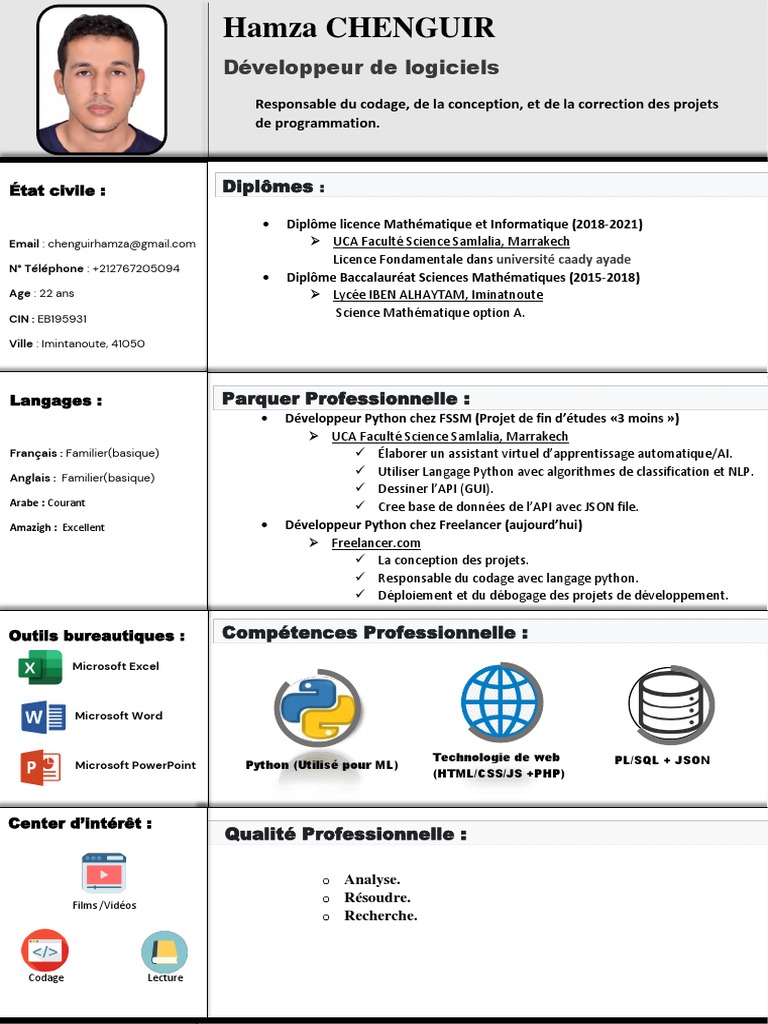 Développeur Python - Licence UCA 2021 | PDF | Microsoft | Programmation ...