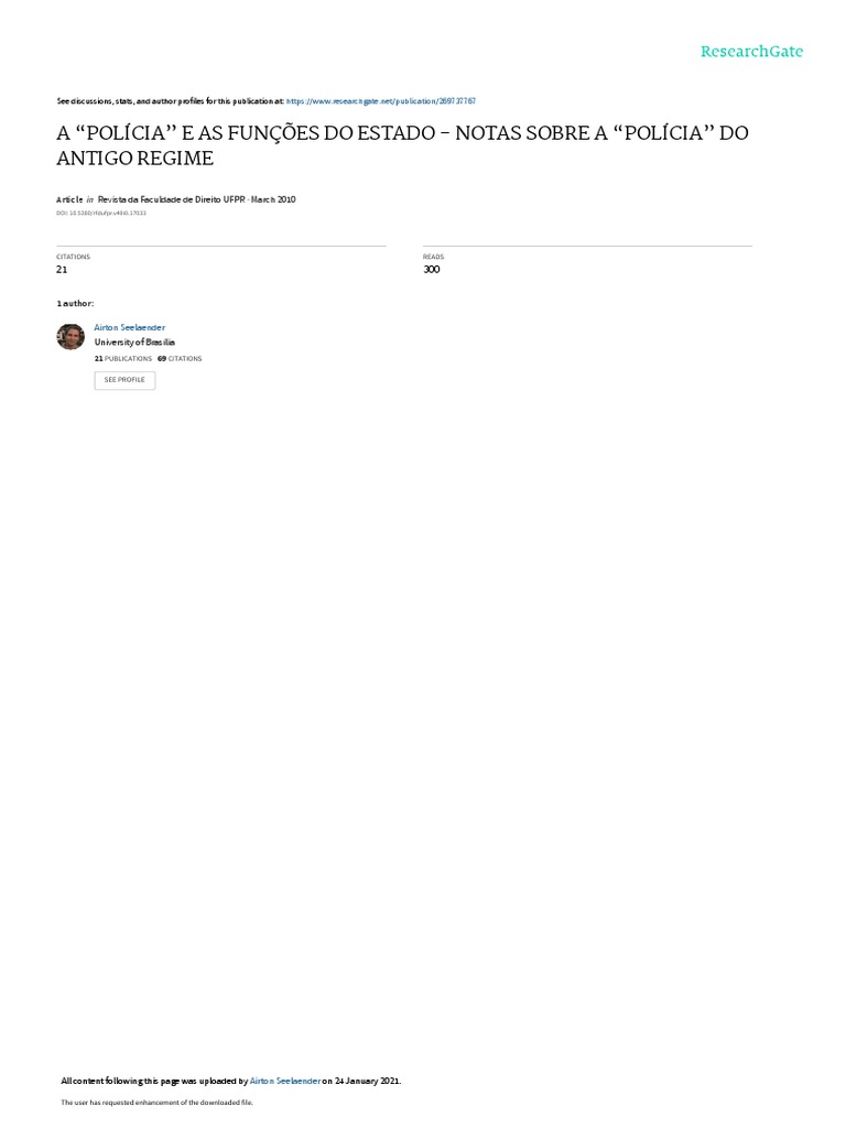 A policia e as funcoes do estado notas sobre a p pdf estado pol cia