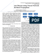 Prediction of Heart Disease Using Neural Network With Back Propagation