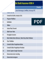 Ceklis Bukti Asesmen KKNI 4