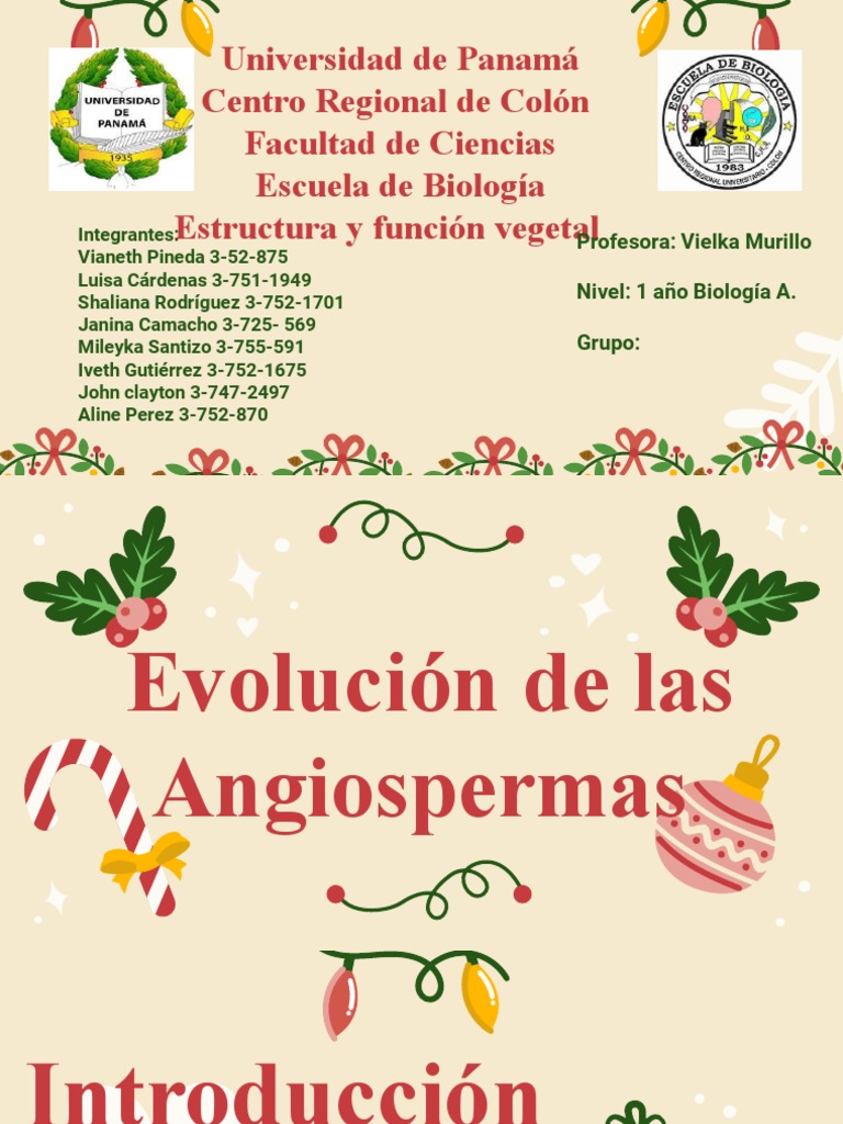 Evolución de las Angiospermas | PDF | Flores | Cretáceo