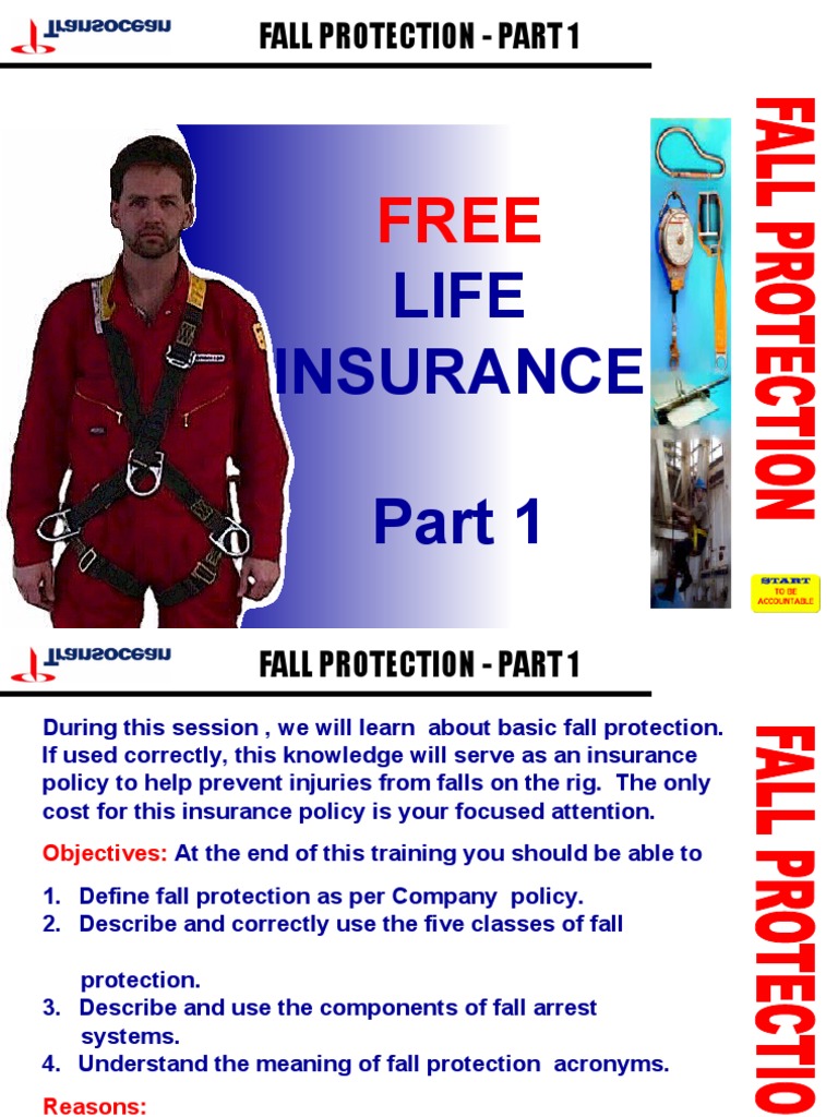 Fall Protection PDF Anchor Manufactured Goods