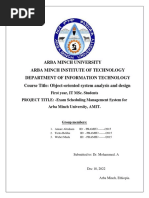 Exam Scheduling System ProPosal.
