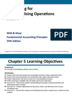 Chapter 5 - Accounting For Merchandise Operations