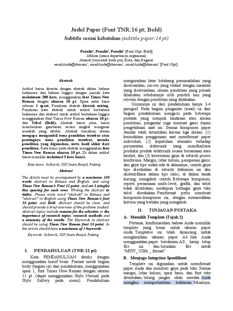 (A4) Template Jurnal InSearch PDF