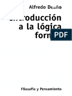 Introduccion A La Logica Formal