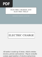 Electric Charge and Electric Field