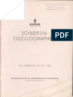 Oszcilloszkóp SchleifenOszillographen 1942