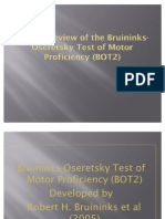 BOT2 Motor Skills Assessment for Ages 4-21