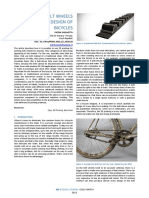 3d Printed Belt Wheels For Use in Design of Bicycles