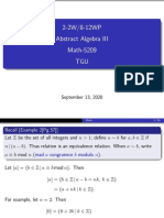 Abstract Algebra III Notes