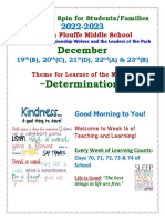 December Determination : Joseph Plouffe Middle School